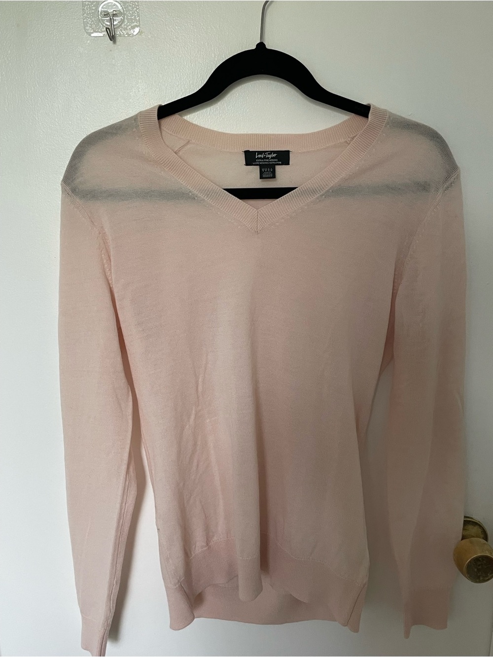 Vintage Lord & Taylor light sweater in Light Blush